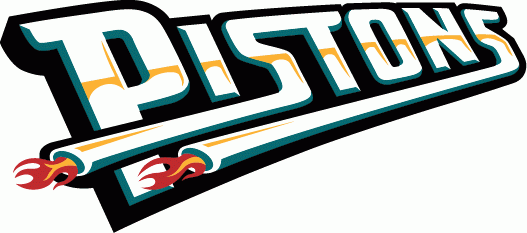 Detroit Pistons 1996-2001 Wordmark Logo iron on transfers for clothing
